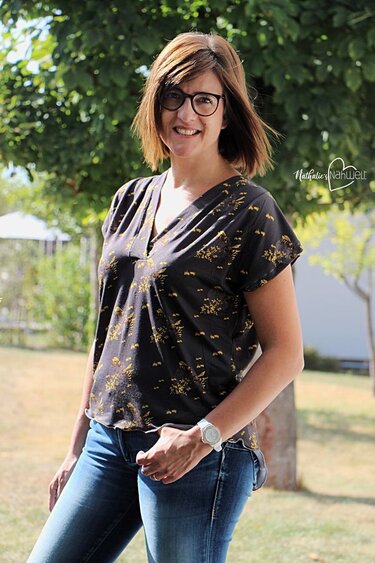 Kria Bluse Schnittmuster & Nähanleitung Größe 32 bis 46 - Bild 18