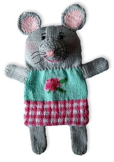 Baby Comforter Mouse- Knitting pattern