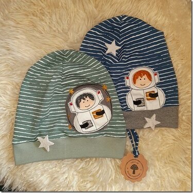 Stickdatei kleiner Astronaut Rudi doodle 10x10cm - Sticken