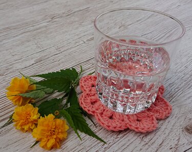 Athelas Coaster - Crochet