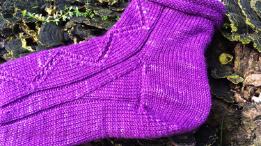 Socken Muskiz 2 für 4fach Sockenwolle - Bild 4