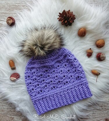 Eleniel Beanie and Messy Bun Beanie - Crochet