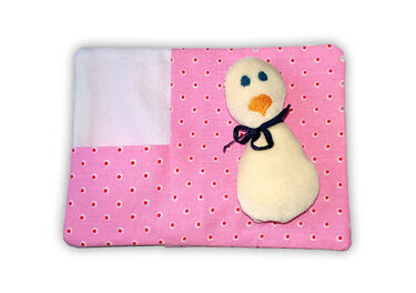 Stickdatei Kissenhülle ITH mit Entchen und Inlett - drei Größen 13x18, 16x26, 18x30 - Sticken