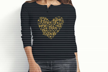 I love You more than stars Plotterdatei SVG DXF FCM - Plotting
