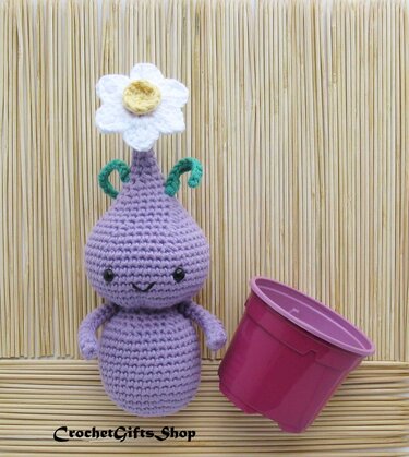 Pattern Amigurumi plant Flower Narcissus Bulb Doll - Crochet