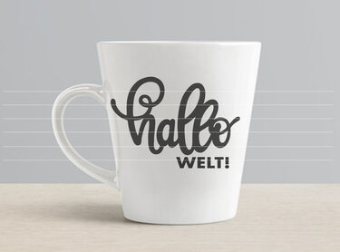 Hallo Welt Plotterdatei SVG DXF FCM - Plotting