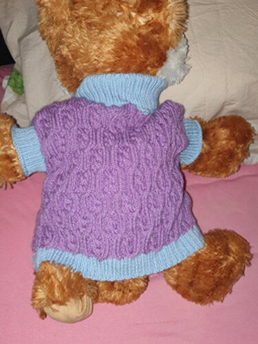 Mod. 039 - Hoodie / Pullunder mit Kapuze - Gr. 92/98 bis 152/158 - Stricken