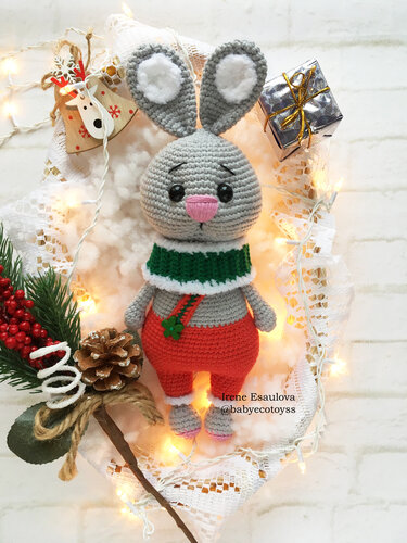Amigurumi pattern Crochet Rabbit Charlie