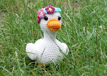 Ericka the duck crochet pattern