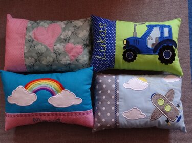 Kissenhülle leer für eigene Motive und Name ITH Stickdatei - Bild 6