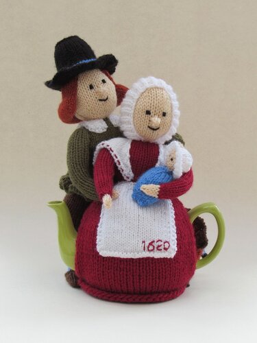 Mayflower Pilgrims Tea Cosy Pattern - Knitting