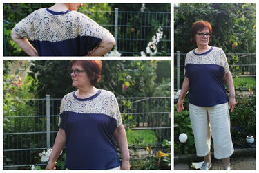 Asymmetrical Kimono-Style Shirt Pattern – EU Sizes 34–56 - Sewing