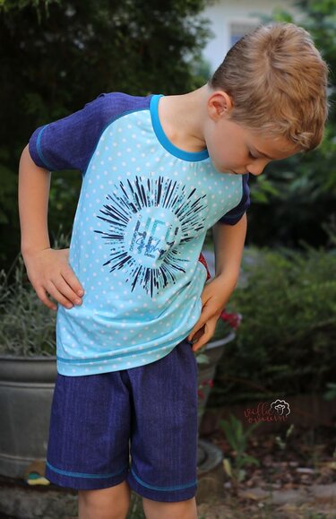 Finn Bermudahose: Shorts für Jungs (86-146 Nähanleitung & Schnitt)