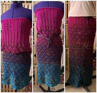 Sommerzauber, Tunika-Kleid-Rock, 3 in 1 - Häkeln