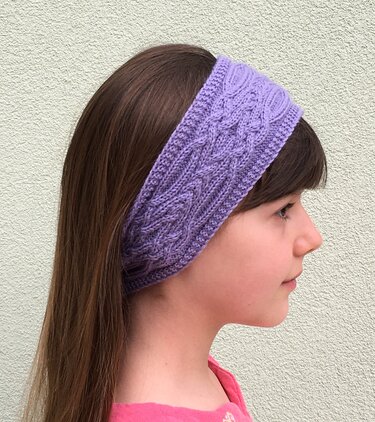 Pattern Ezekiel Headband with Cables - Image 2