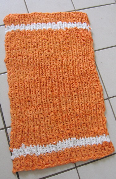 Strickanleitung Flickenteppich