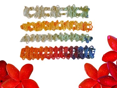 Bordüren-Set Raffuru - Häkelanleitung