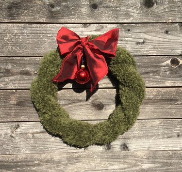 Strickanleitung Adventskranz / Türkranz - Bild 2