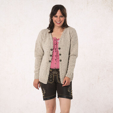 Strickanleitung Damenjacke "Schafwolle" 761072 - Bild 2