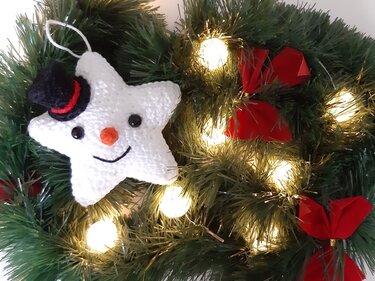 Stern Geschenkanhänger - Häkelanleitung - Bild 5