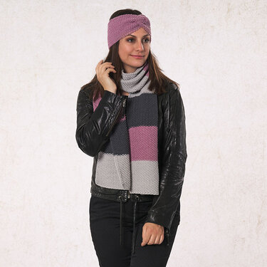 Strickanleitung Stirnband & Schal "Bozen" 761079 - Bild 2