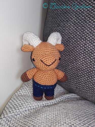 Häkelanleitung Mini-Steinbock