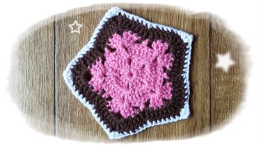 Anleitung Landladys Adventskalender Nr.4: Süßer Stern - Häkeln