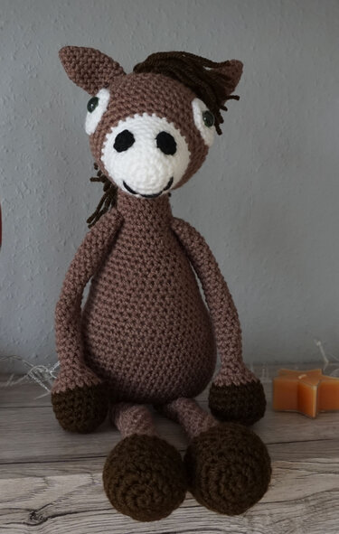 Crochet Pattern Long Legged Horse Galoppi!