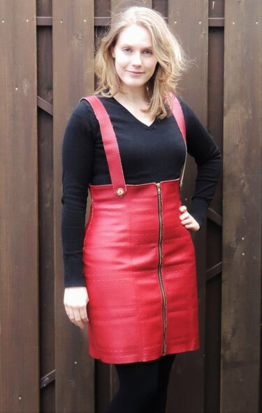 Hosenträgerrock Dana - 2 Längen - Gr. 34 bis 50 - Schnittmuster in A4 und A0 - Bild 3