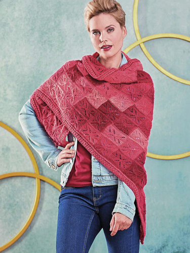 TUCH IN ROT-TÖNEN - Stricken