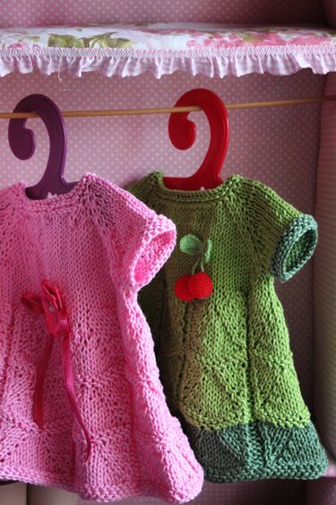 Dolls Dress Knitting Pattern