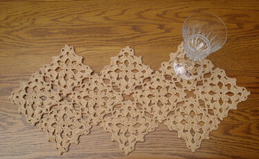 Emilia Motif Table Runner - PH-205 - Crochet