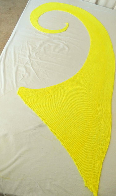 Shawl knitting pattern "Serenity"