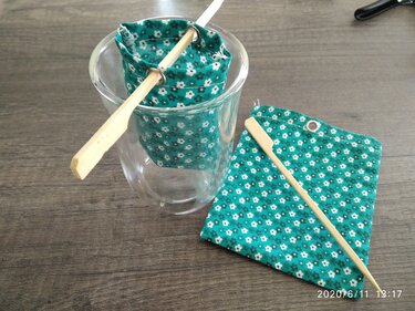 Nachhaltiger Teebeutel - Nähen