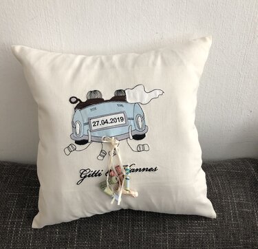 Just Married 20x30 - Sticken