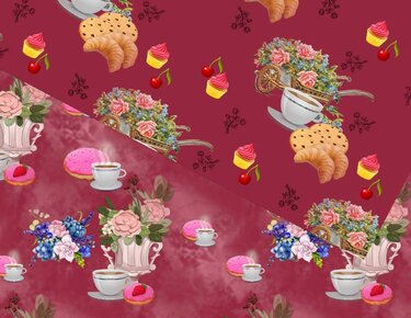 Seamless paper Coffee time - Crafts