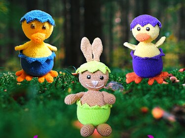 Anleitung Hase und Küken im Ei - Bild 3