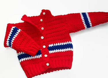 Boys crochet hockey sweater pattern