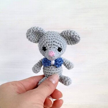 Mouse Mobile - Crochet