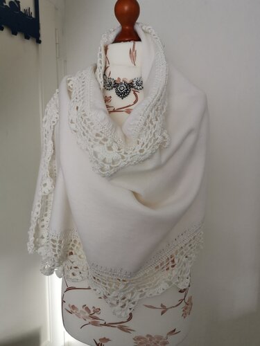 Stola Winterangel - Häkeln