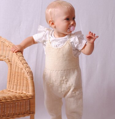 Strickanleitung Babystrampler Lina in den Größen50 bis 80, Fortgeschritten - Bild 3