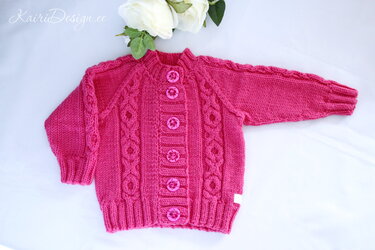 Baby cardigan - Knitting