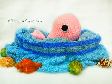 Crochet pattern tender whale PDF Ternura Amigurumi English- Deutsch- Dutch
