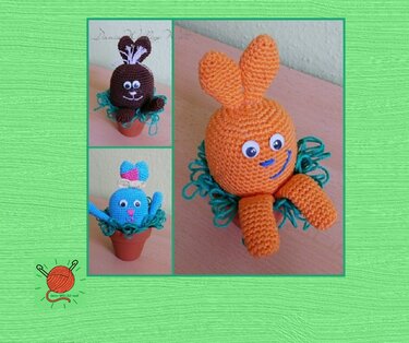 Anleitung Die lustigen Topfkucker, eine etwas andere Dekoration - Bild 2