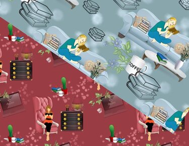 Seamless paper Booklover,digital paper - Crafts