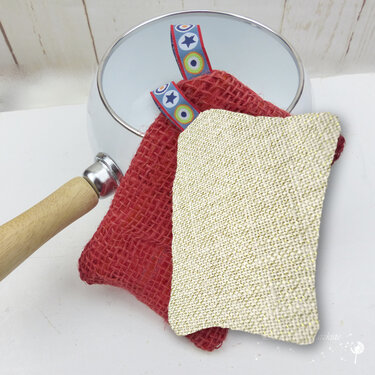 Stickdatei Aufwaschlappen drei Größen - Sticken