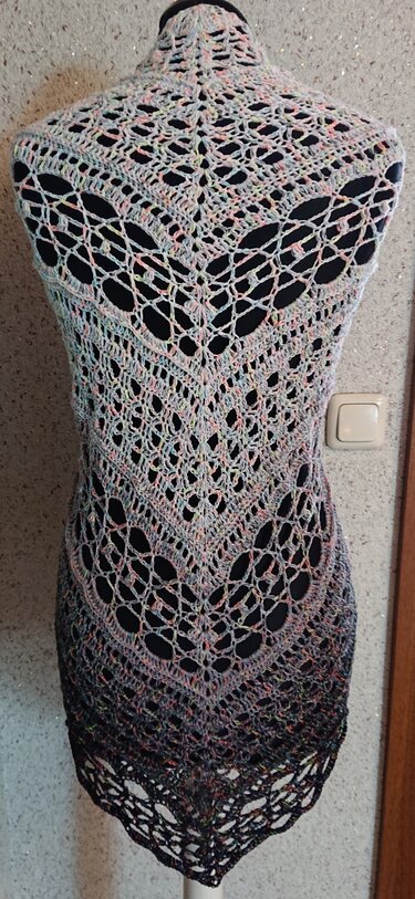 Tuch Judith häkeln Häkeltuch Dreieckstuch Schultertuch - Bild 10