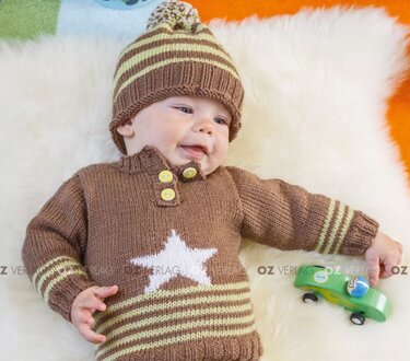 Baby-Outfit mit Sternchen - Bild 2
