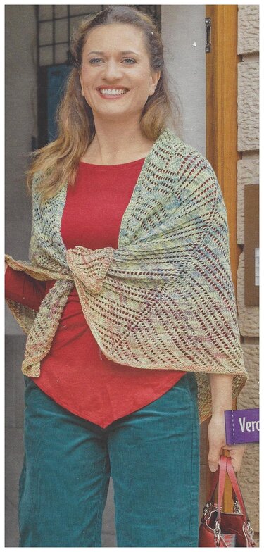 Tuch Herbstzeit - Stricken