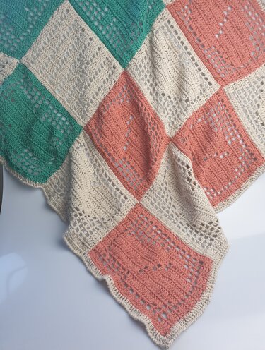 Pattern Autumn Love Blanket - Crochet